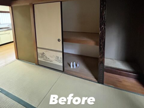 8畳間の自然素材リフォームbefore